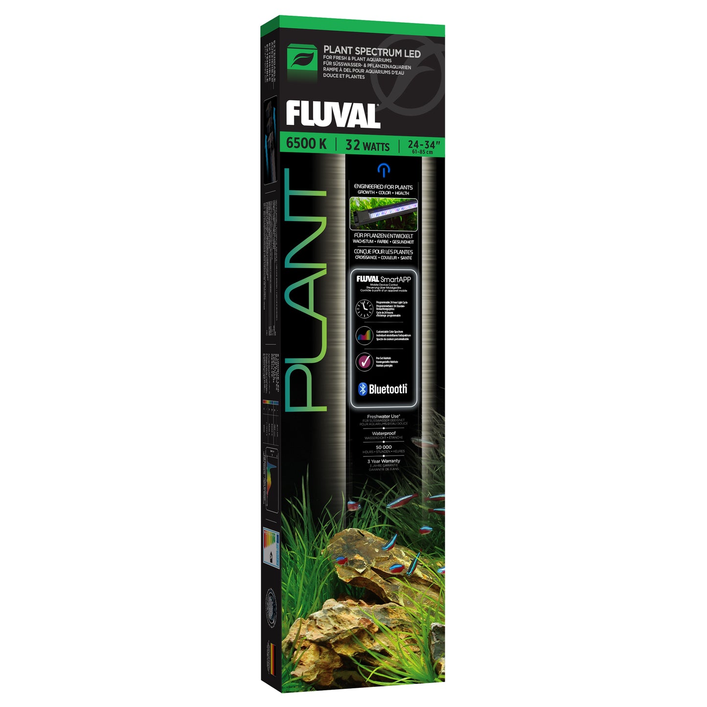 Fluval Plant 3.0 LED Aquarium Light 32W, 24"-34"