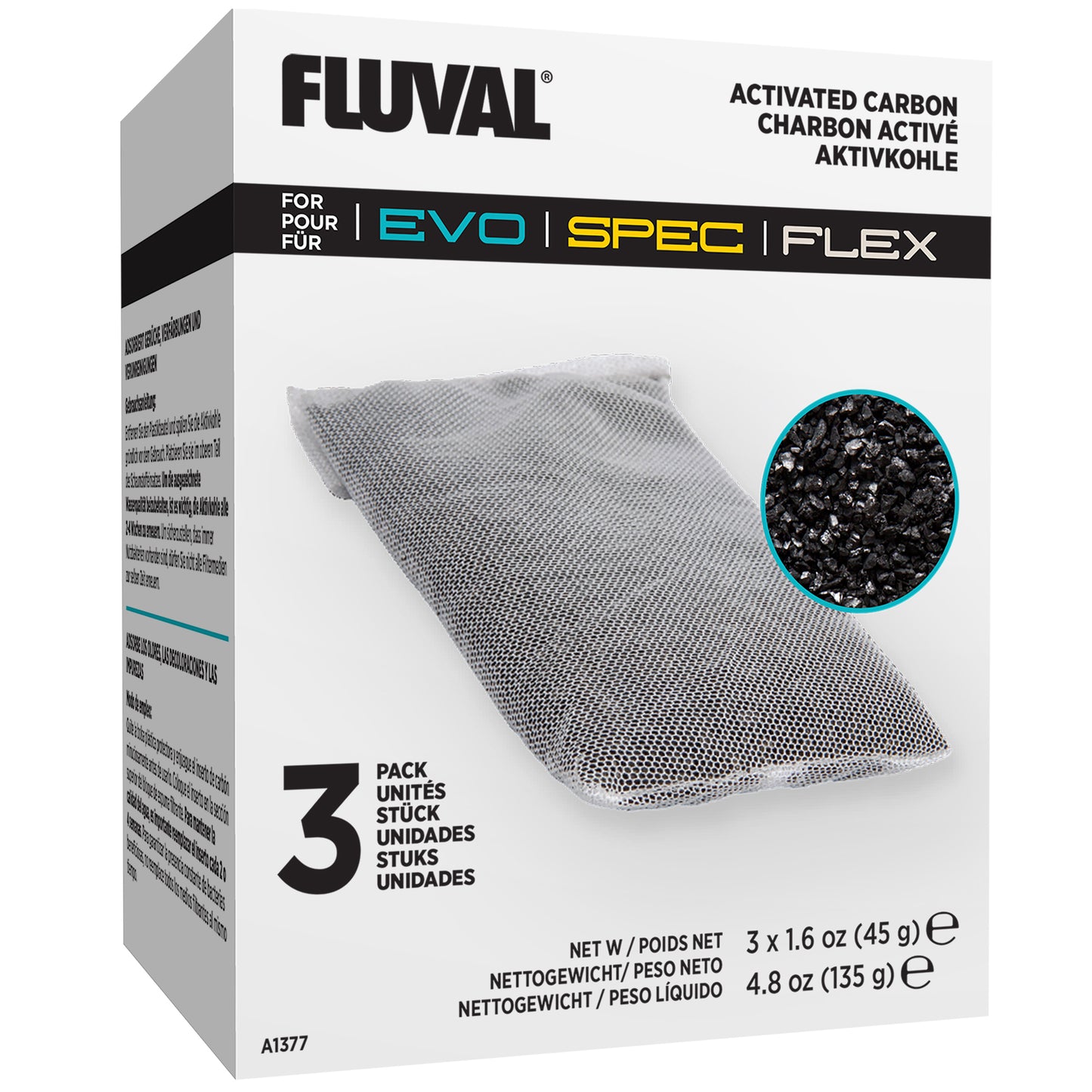 Fluval Activated Carbon for EVO/SPEC/FLEX