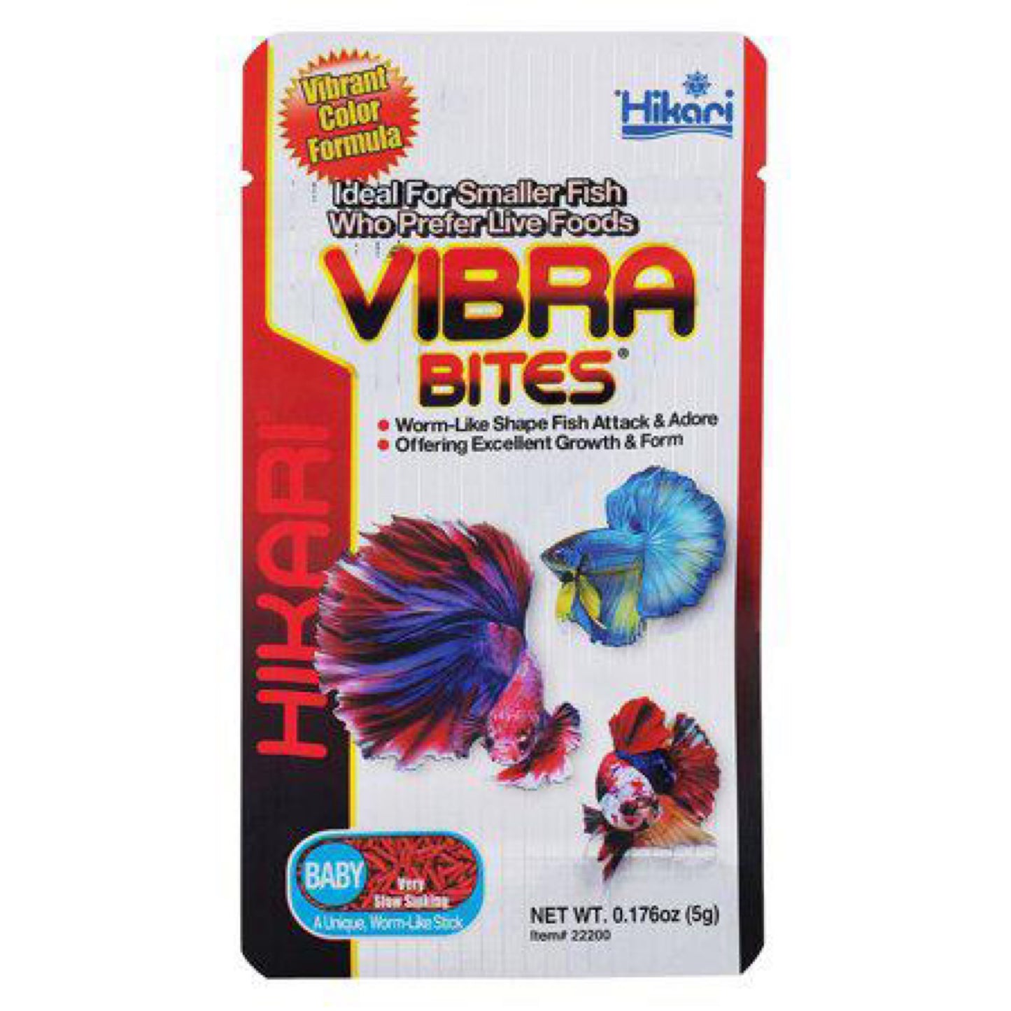 Hikari Vibra Bites Tropical Fish Food for Small Fish