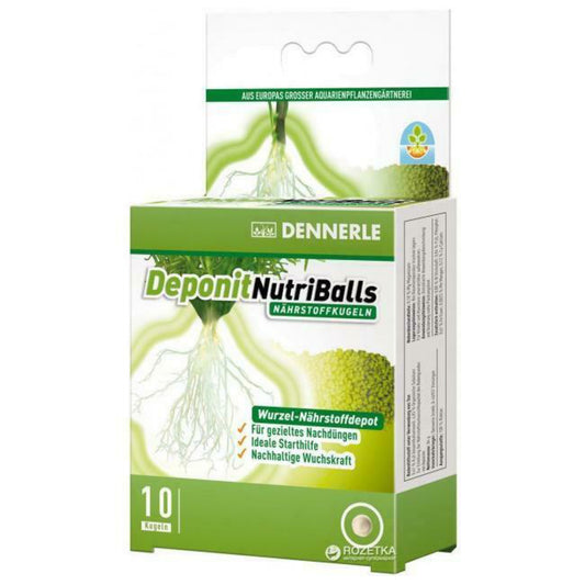 Dennerle Deponit Nutriballs De-DB Balls Aquatic Plant Root Fertilizer 10pcs Ball