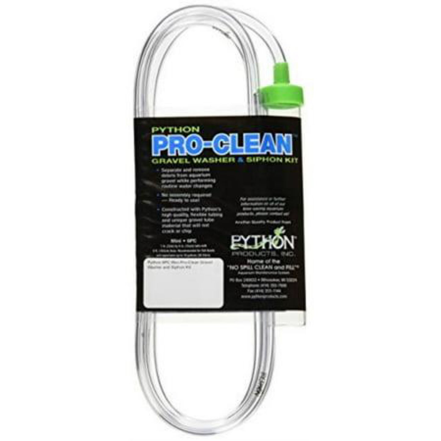 Python Pro Clean Aquarium Gravel Washer and Siphon Kit Mini 1 6 with 6. Hose