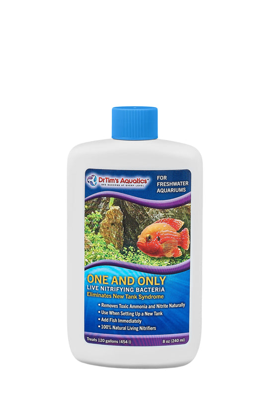 DrTim’s Aquatics Freshwater One & Only Nitrifying Bacteria – For New Fish Tanks, Aquariums, Water Filtering